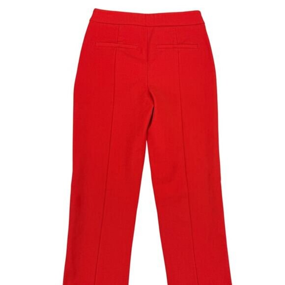 Reiss Tyne Skinny Red Trouser Women's Size 0 - Picture 7 of 8